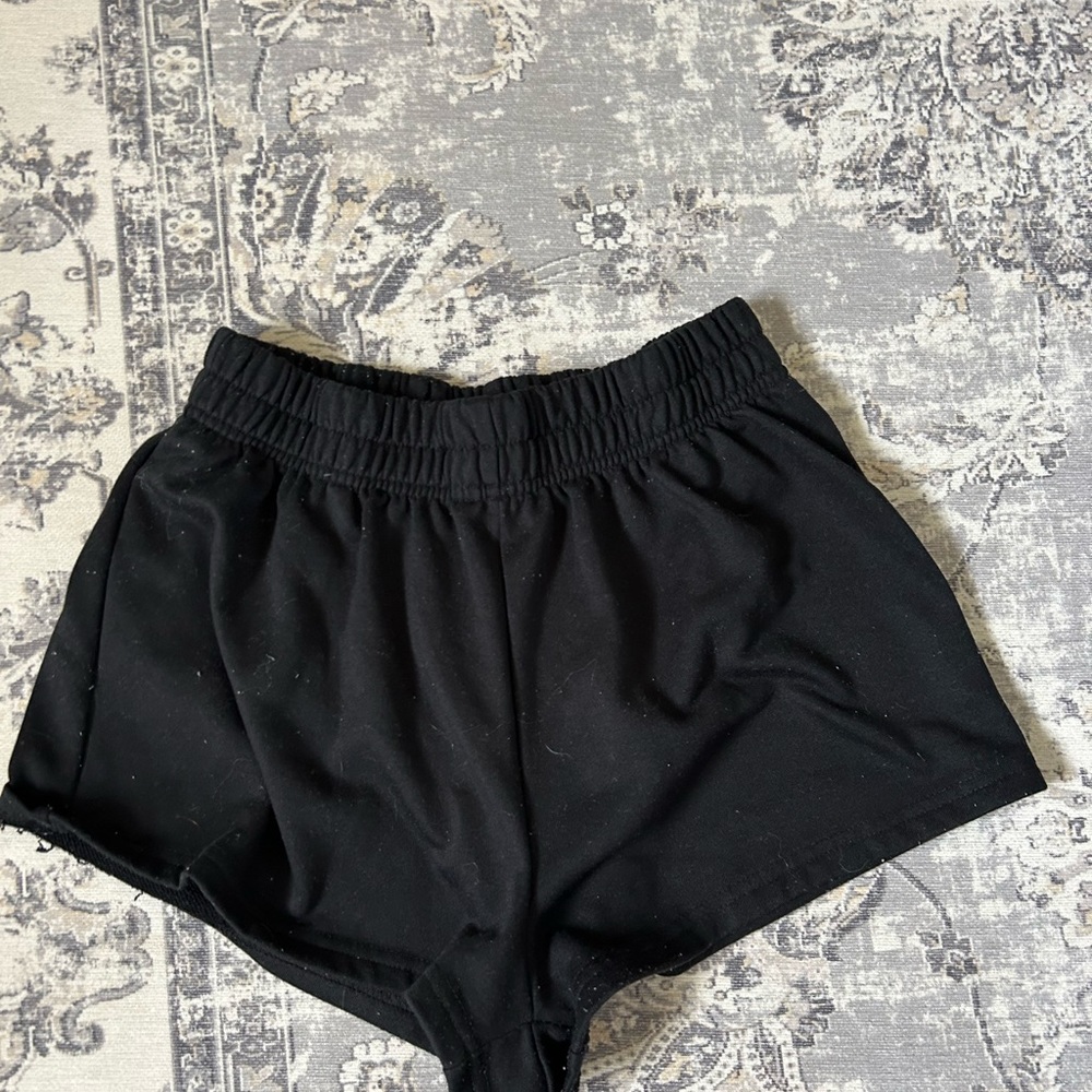 Black Pajama Shorts